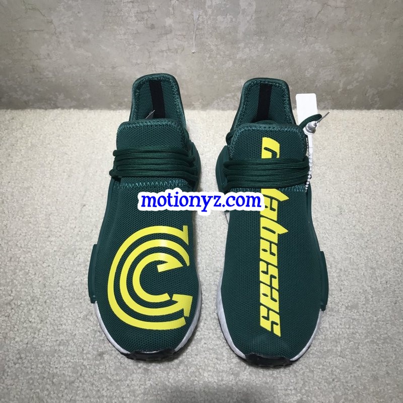 Real Boost Adidas NMD Human Race Green